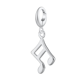 Child's Sterling Silver Music Note Necklace, 6 of 7