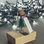 Personalised Miniature Christmas Tree In A Glass Bottle Keepsake, thumbnail 4 of 11