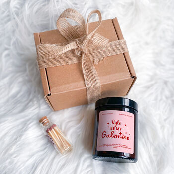 Personalised Be My Galentine Candle Gift For Friend, 4 of 9