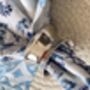 Set Of Six Table Napkin Rings Silver, Antique Gold, thumbnail 1 of 11