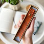 Botanical Leather Bookmark With Gift Box, thumbnail 1 of 3