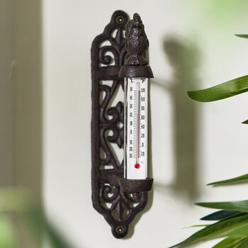 Rooster Cast Iron Thermometer, 6 of 6