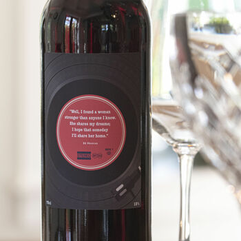 Favourite Song Lyric Wine, 2 of 2