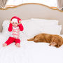 Personalised Dinosaur Kids Christmas Pyjamas / Pjs, thumbnail 3 of 5