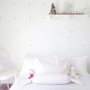Watercolour Dots Wall Stickers, 4 of 6