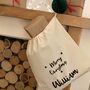 Personalised Name Merry Christmas Eve Sack, thumbnail 7 of 7