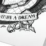 'Dream Within A Dream' Edgar Allan Poe Quote Print, thumbnail 8 of 8