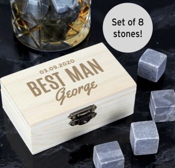 Personalised Whiskey Cooling Stones Gift, 3 of 3