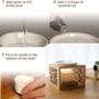 Clouds Carved Wooden Oil Wax Melt Burner, thumbnail 6 of 8