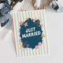 Just Married Wedding Card, thumbnail 3 of 4