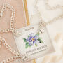 Forget Me Not Personalised Solid Silver Charm Bracelet, thumbnail 2 of 7