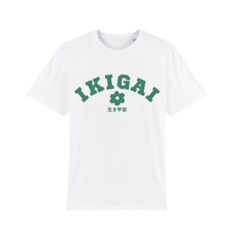 Ikigai Premium Organic Graphic Print T Shirt, 3 of 4