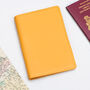 Personalised Luxury Leather Name Travel Document Holder, thumbnail 4 of 12