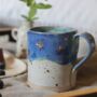 Handmade Large Starry Winter Mug, thumbnail 5 of 11