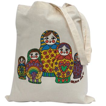 Colour In Childrens Russian Doll T Shirt, 5 of 5