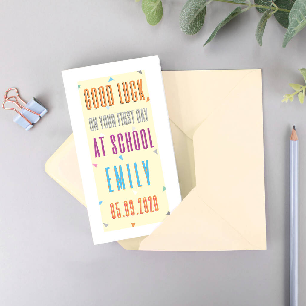 Good Luck Fold Out Banner Card By Coulson Macleod | notonthehighstreet.com