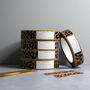 Leopard Print Recyclable Paper Tape, thumbnail 1 of 2