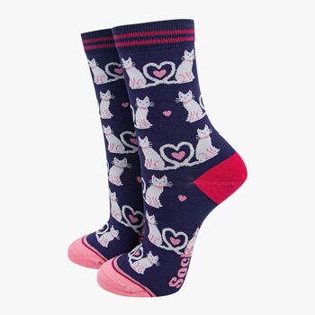 Cat Lover Bamboo Socks Gift Box, 4 of 4