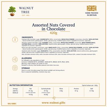 Luxury Chocolate Nut Selection Gift Box – 400g, 5 of 7