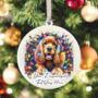 Personalised Cocker Spaniel In Christmas Lights, thumbnail 9 of 9