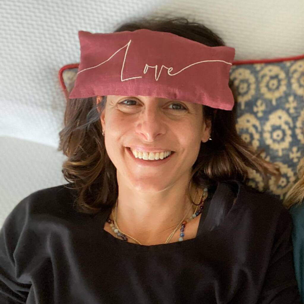 Love Eye Pillow And Neck Pillow Set By YogaClicks