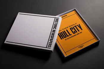 Hull City Personalised Football Gift Newspaper History Book, 3 of 12
