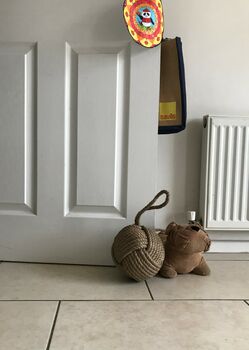 Natural Jute Rope Knot Door Stopper Home Decor, 2 of 2