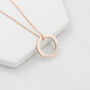 Personalised Family Ring Necklace, thumbnail 2 of 9