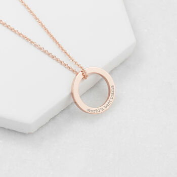 Personalised Family Ring Necklace, 2 of 9