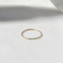 9ct Solid Gold Hammered Stacking Ring, thumbnail 1 of 3