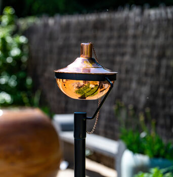 Capella Outdoor Garden Torch Copper, 3 of 6