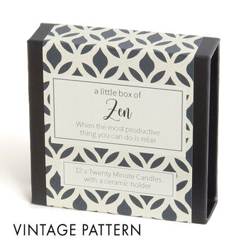 A Little Box Of Zen Mini Candle Gift Set, 2 of 12