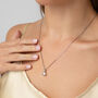 Swarovski Crystal Single Stone Pendant Necklace, thumbnail 2 of 5