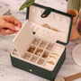 Personalised Large Jewellery Box Organiser Travel Gift, thumbnail 2 of 6
