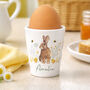 Personalised Easter Bunny Egg Cup, thumbnail 3 of 4