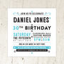 Personalised Birthday Party Vintage Invitations, thumbnail 3 of 7