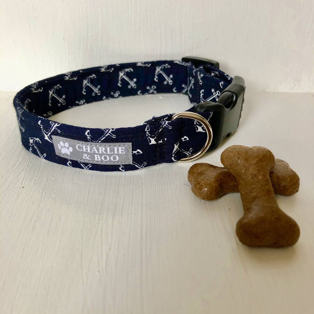 anchor dog collar