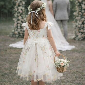 Enchanted Angel Dress Embroidered White, 7 of 7