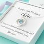Personalised 21st Necklace With Birthstone, thumbnail 1 of 5
