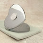 Personalised 60th Birthday Sixpence Heart Compact Mirror, thumbnail 6 of 8