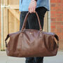Personalised Mens Weekend Travel Bag Suitcase For Him, thumbnail 8 of 9
