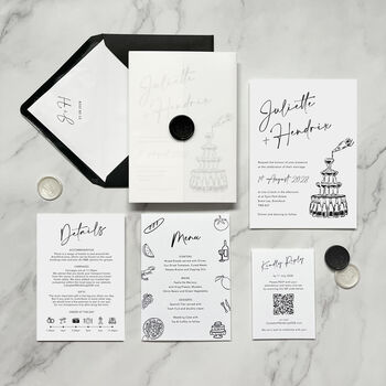 Juliette Wedding Invitations, 3 of 6