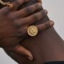 Silver St George Stainless Steel Signet Ring For Men, thumbnail 7 of 10