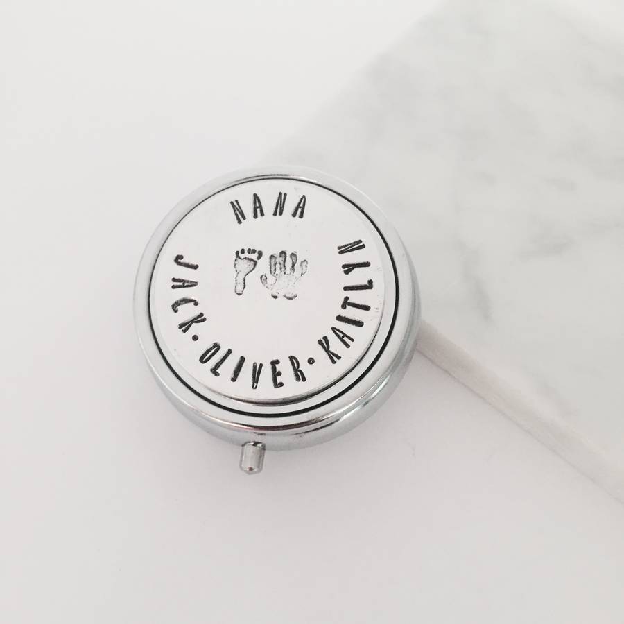 Personalised Pill Box By Malleo Notonthehighstreet Com