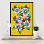 Floral Graphic Illustrated Art Print, thumbnail 1 of 2