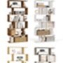 Six Tier Bookshelf Room Divider Modern Storage Unit, thumbnail 8 of 8