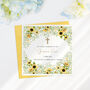 Communion, Christening, Confirmation Card Sunflowers, thumbnail 3 of 3