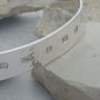 Exclusive Men's Personalised Silver Bangle, thumbnail 3 of 8