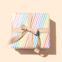 Rainbow Stripe Wrapping Paper Roll Or Folded, thumbnail 1 of 3