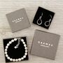 Sterling Silver Small Hoop And Pearl Earrings, thumbnail 4 of 9
